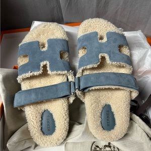 Hermes slides new size 40 blue